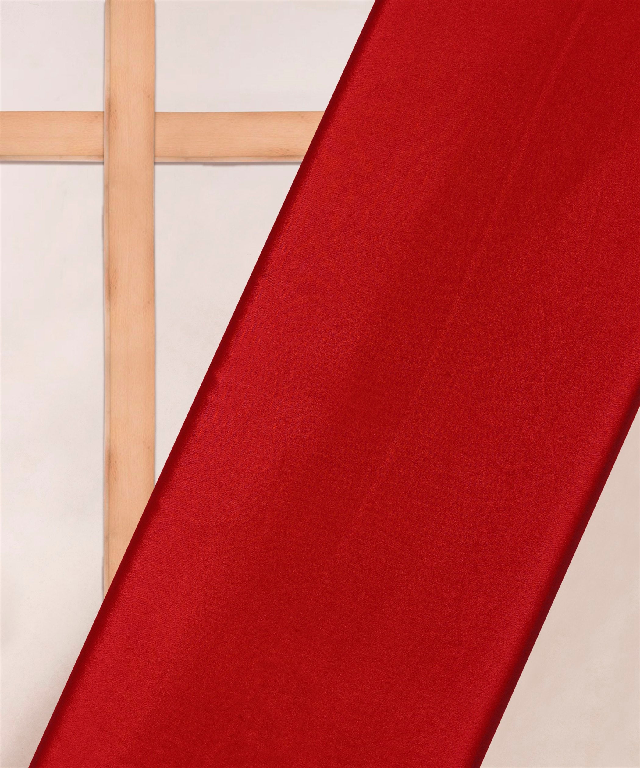 Buy Red Plain Crepe Fabric Online At Wholesale Prices