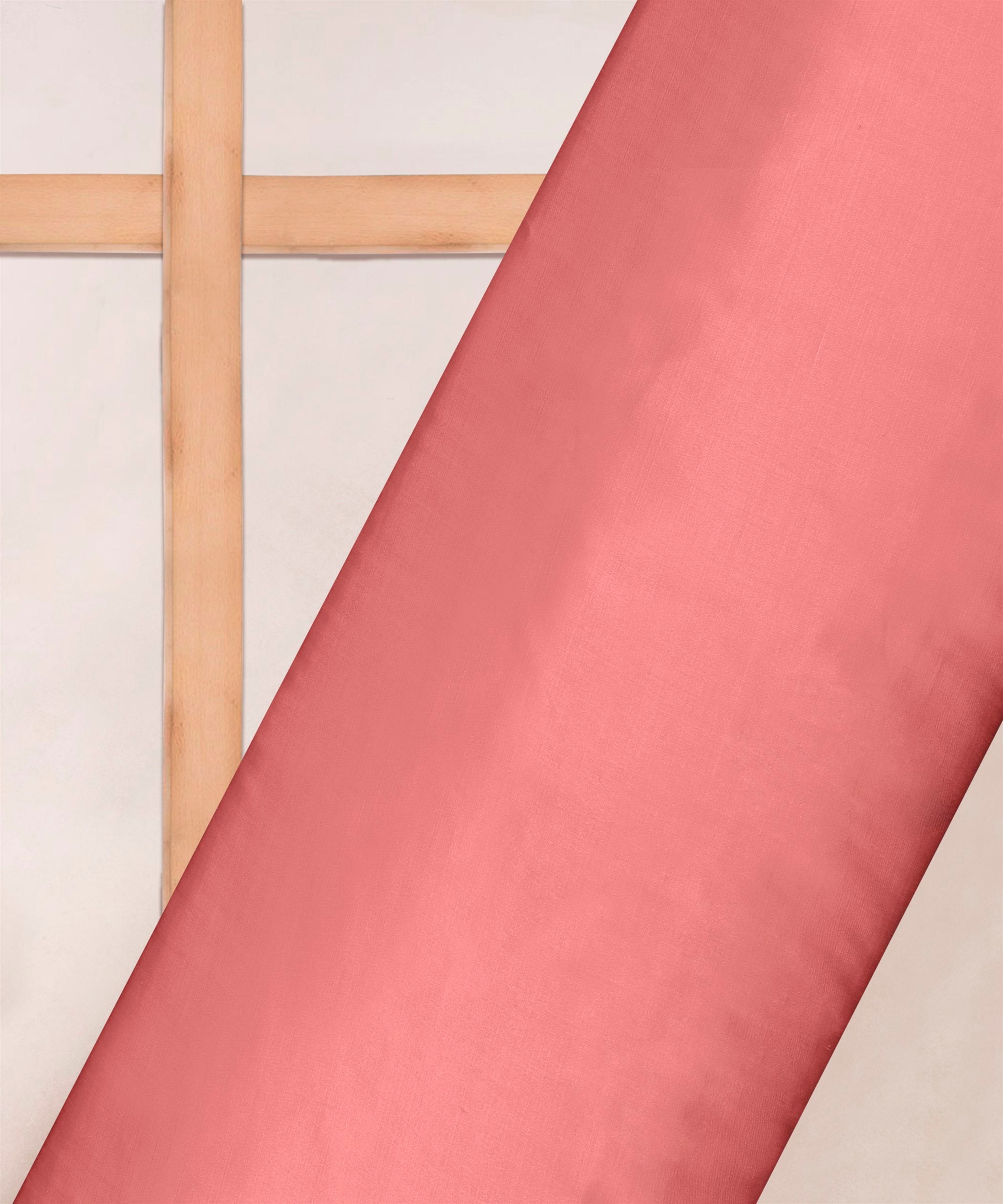Buy Flamingo Pink Plain Modal Satin Fabric Online At Wholesale