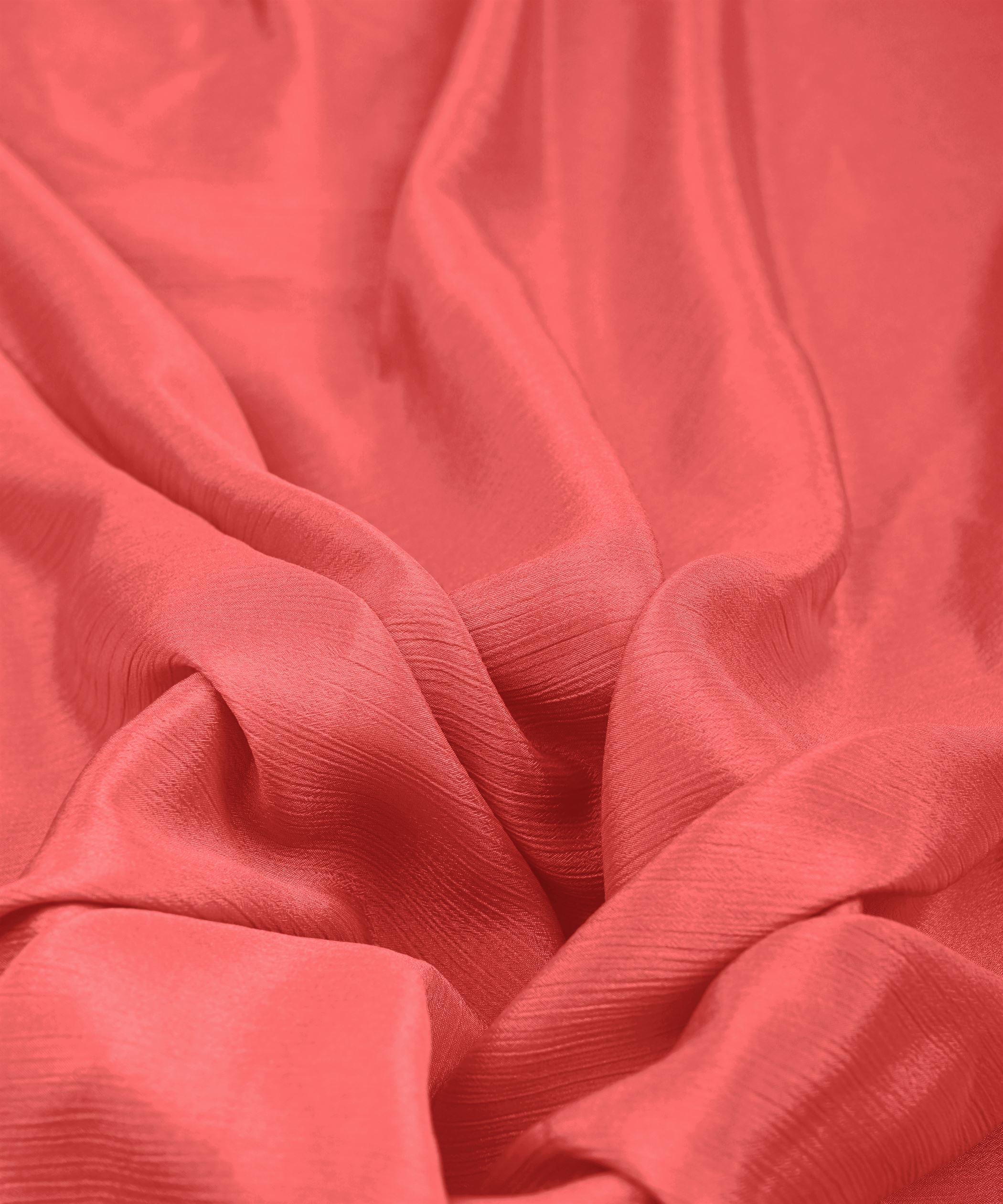 Coral chiffon fabric by the deals yard