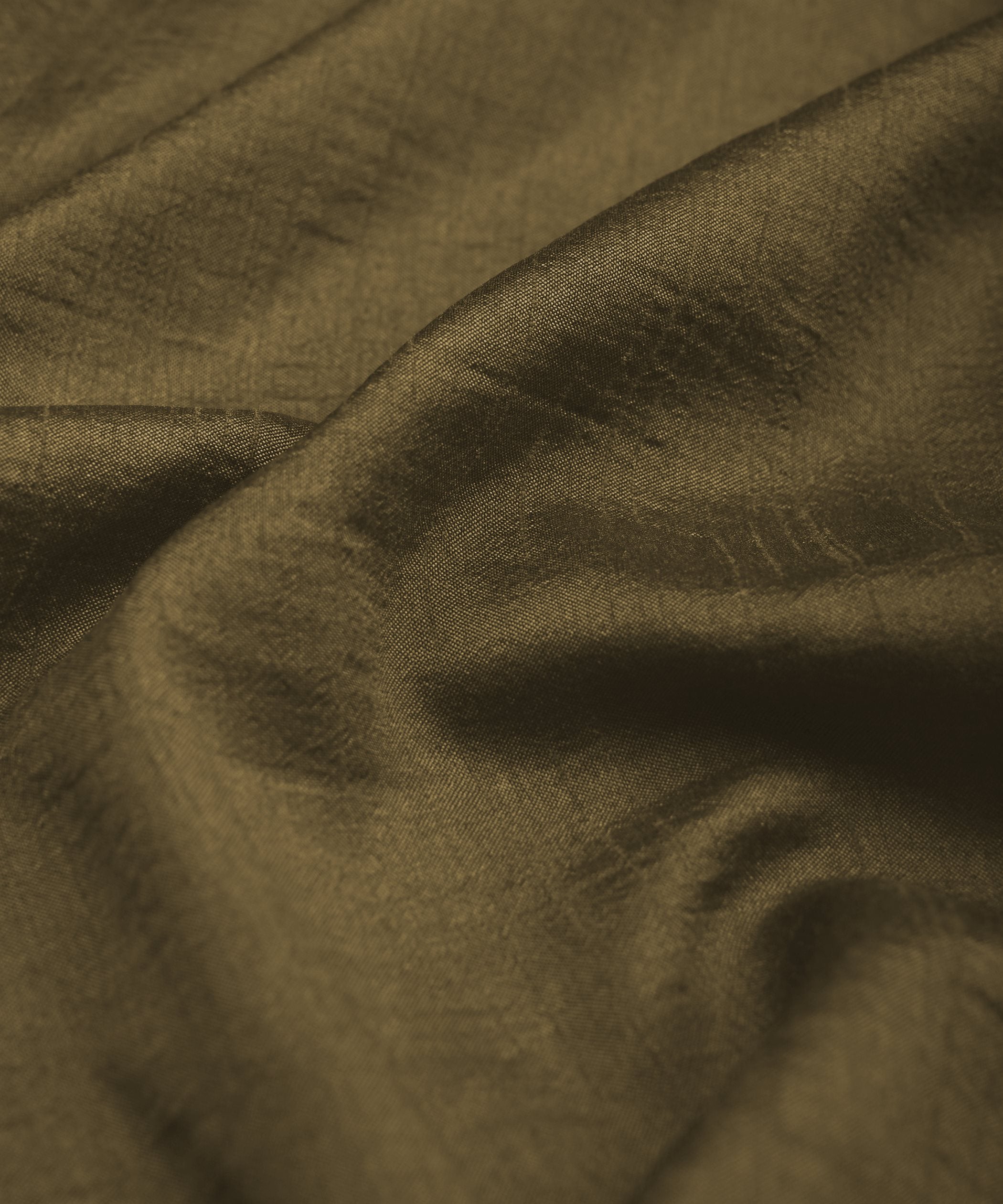 Bronze Plain Dyed Dola Silk Fabric