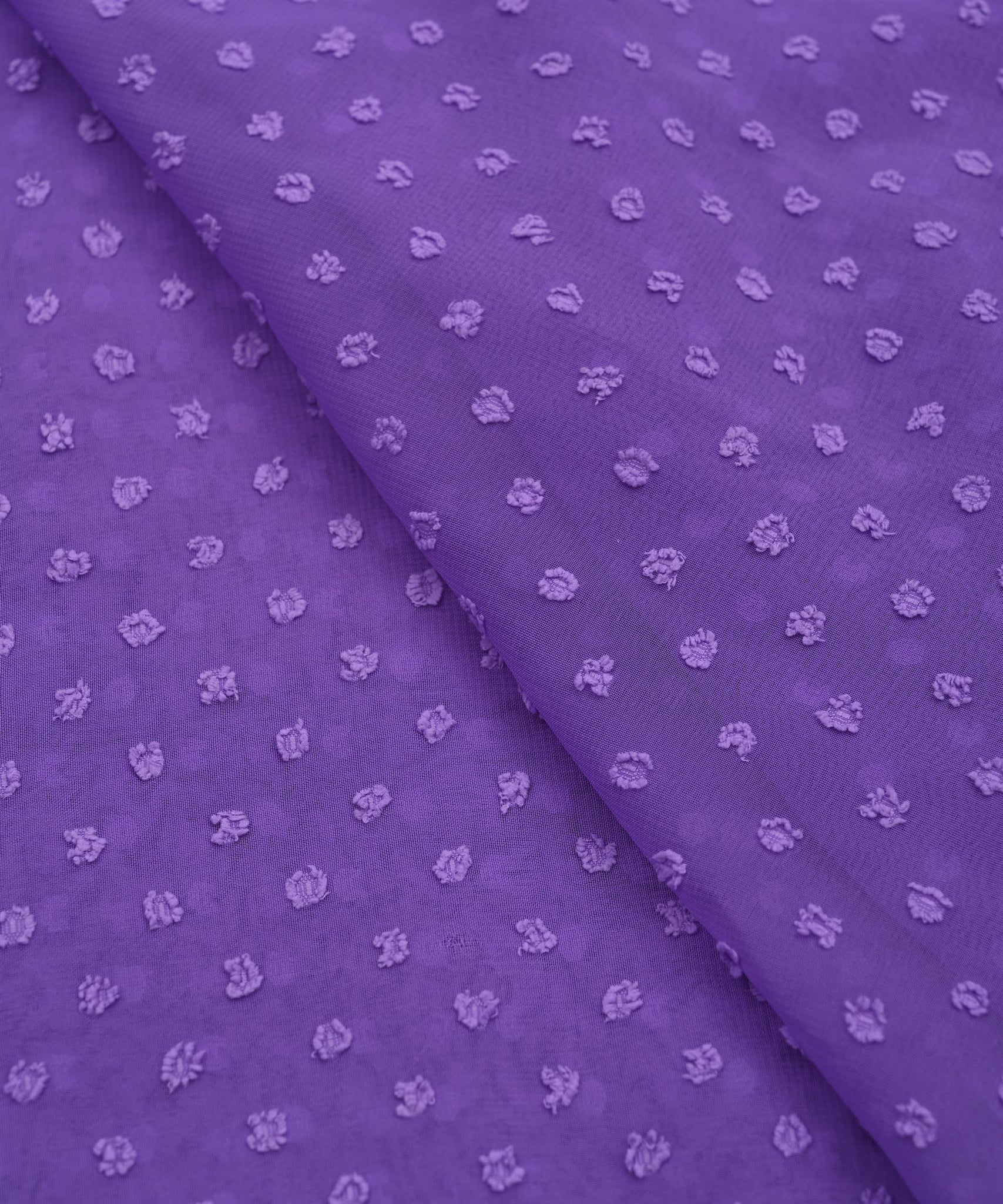 Buy Purple Georgette Dobby Weave Fabric Online at Wholesale Prices