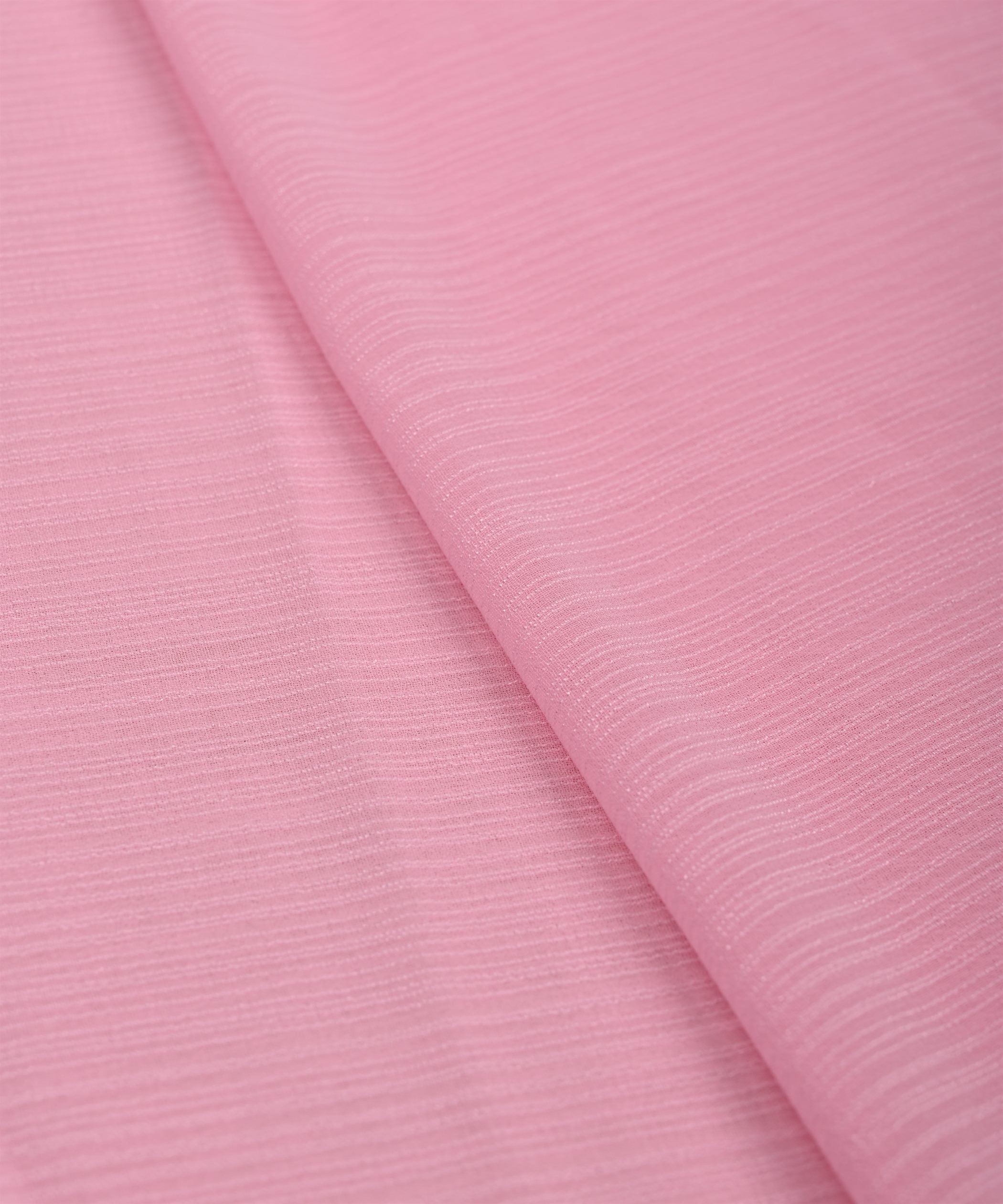Buy Baby Pink Georgette Fabric With Lining Online At Wholesale