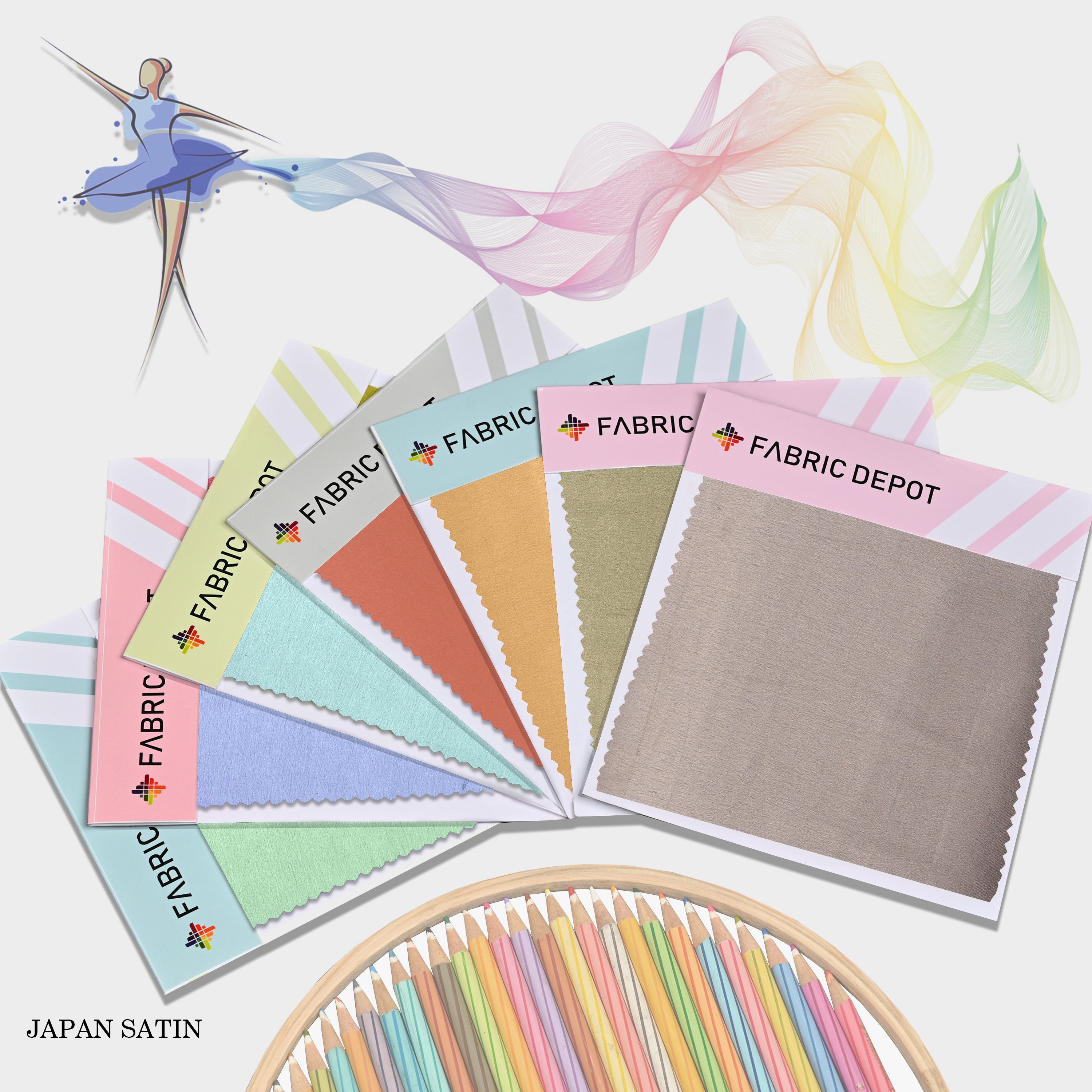 Japan Satin-Swatch Card