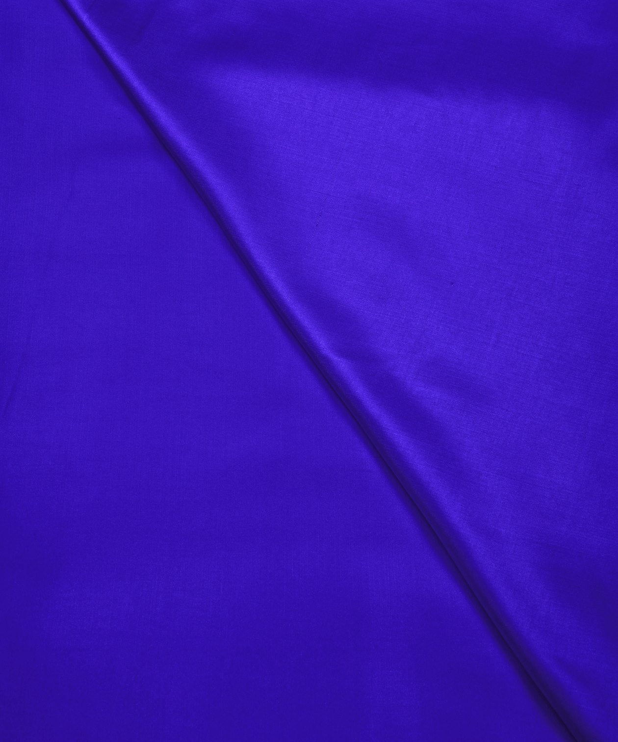 Blue Bonnet Plain Dyed Modal Satin Fabric