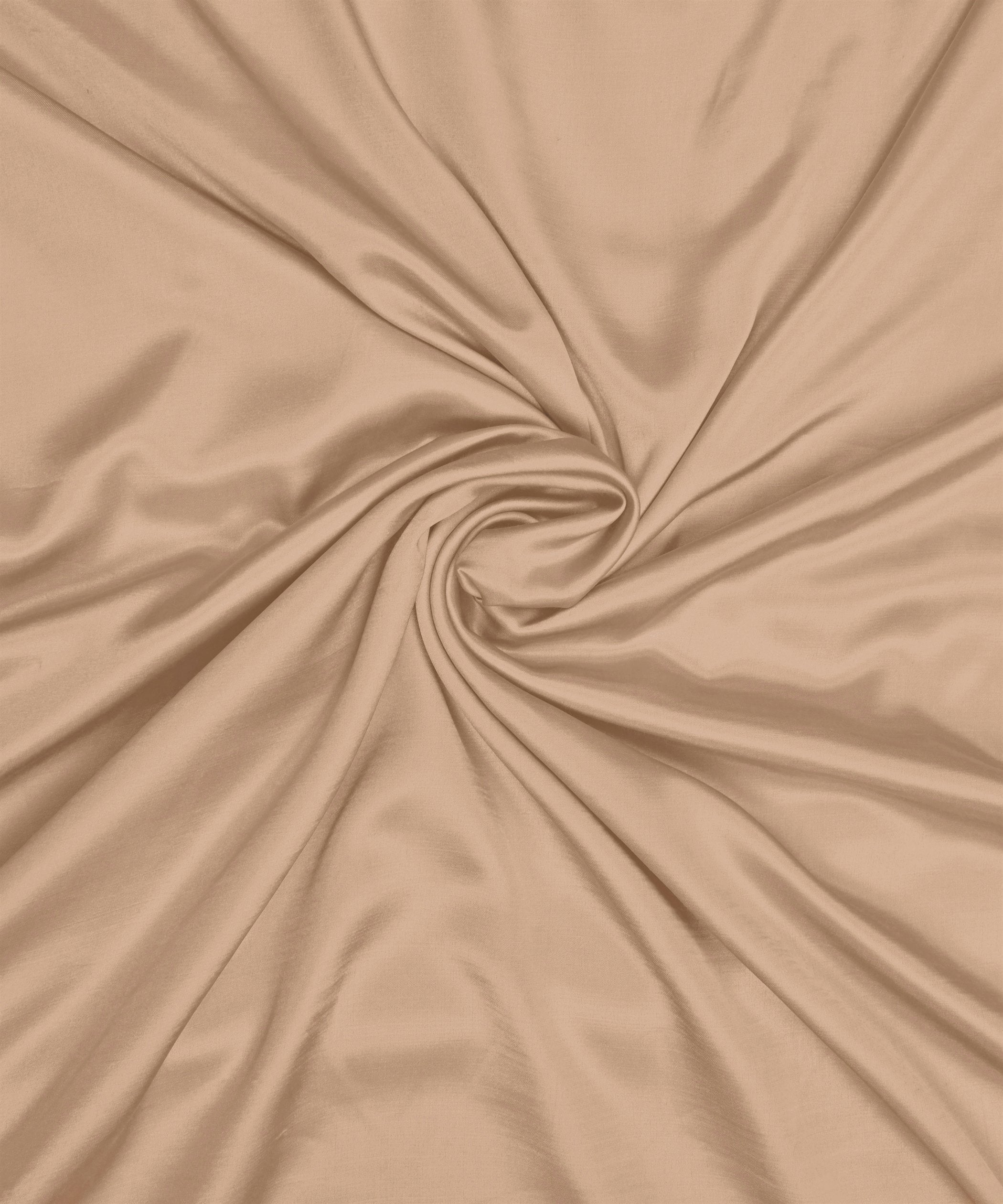 Dark Biege Plain Dyed Modal Satin Fabric