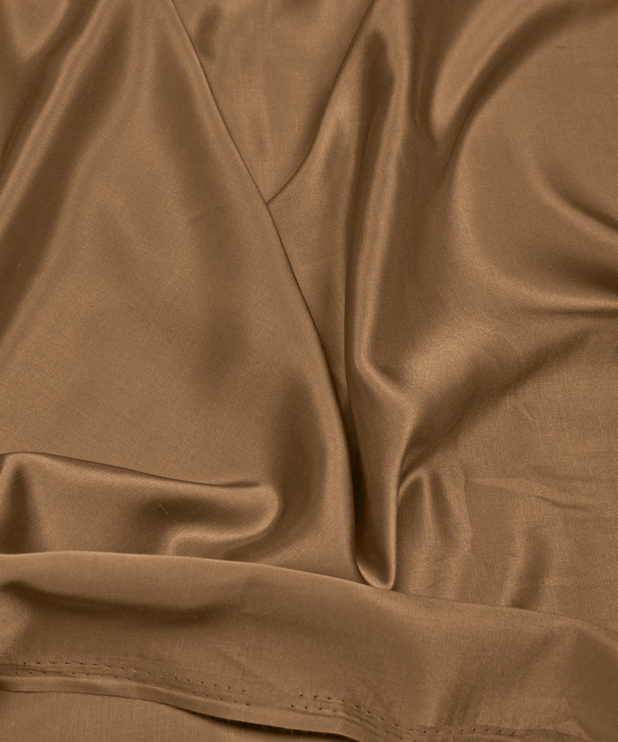 Dull Biege Plain Dyed Modal Satin Fabric