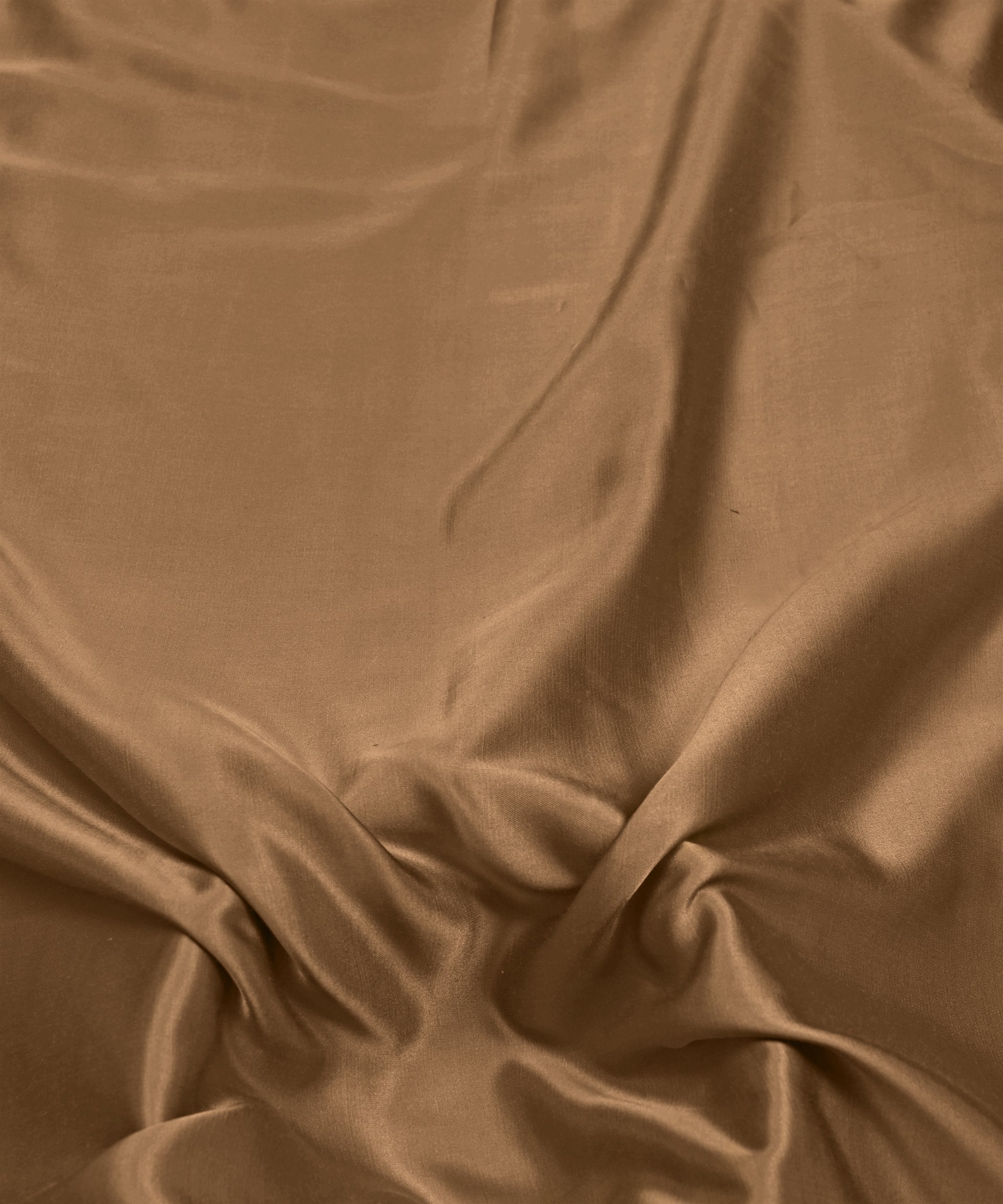 Dull Biege Plain Dyed Modal Satin Fabric