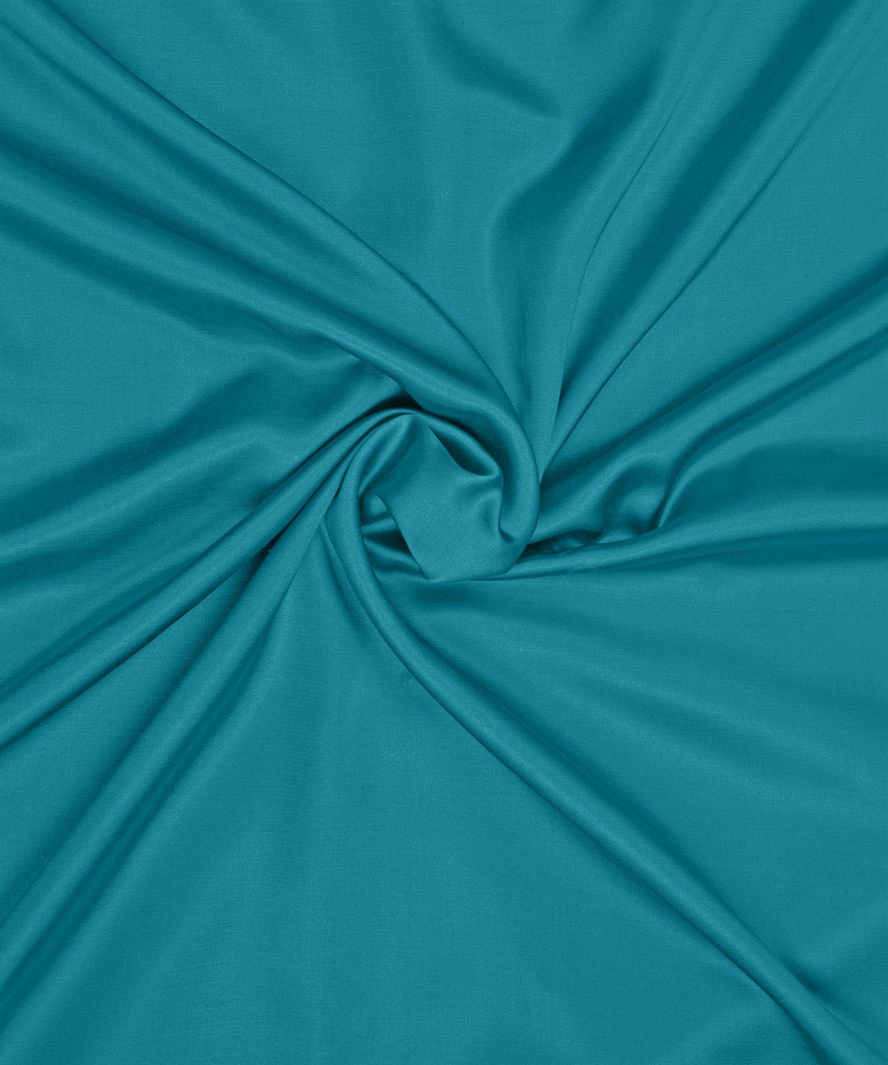 Light Teal Blue Plain Dyed Modal Satin Fabric