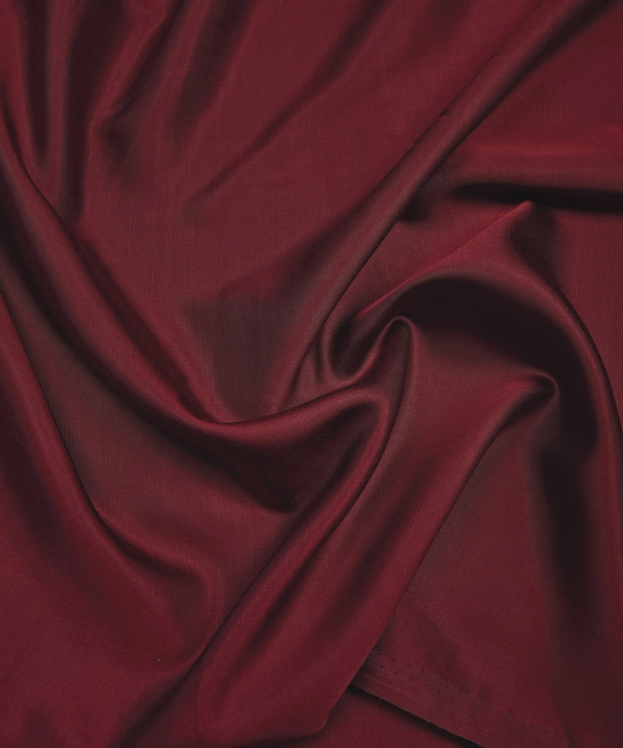 Maroon Plain Dyed Modal Satin Fabric