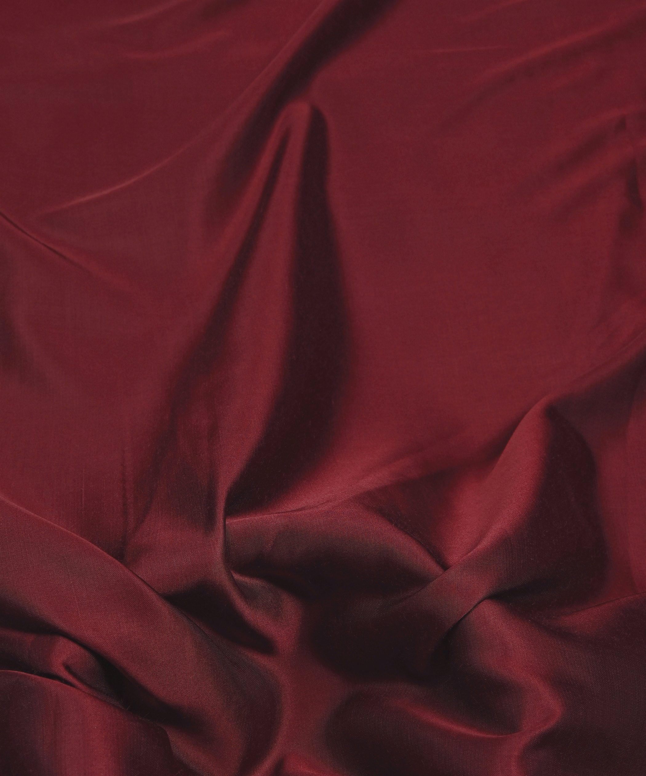 Maroon Plain Dyed Modal Satin Fabric