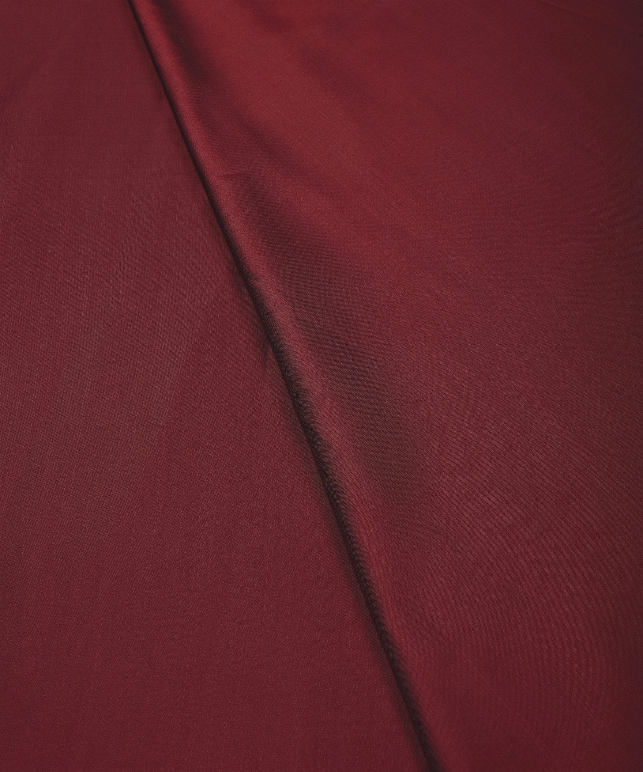 Maroon Plain Dyed Modal Satin Fabric