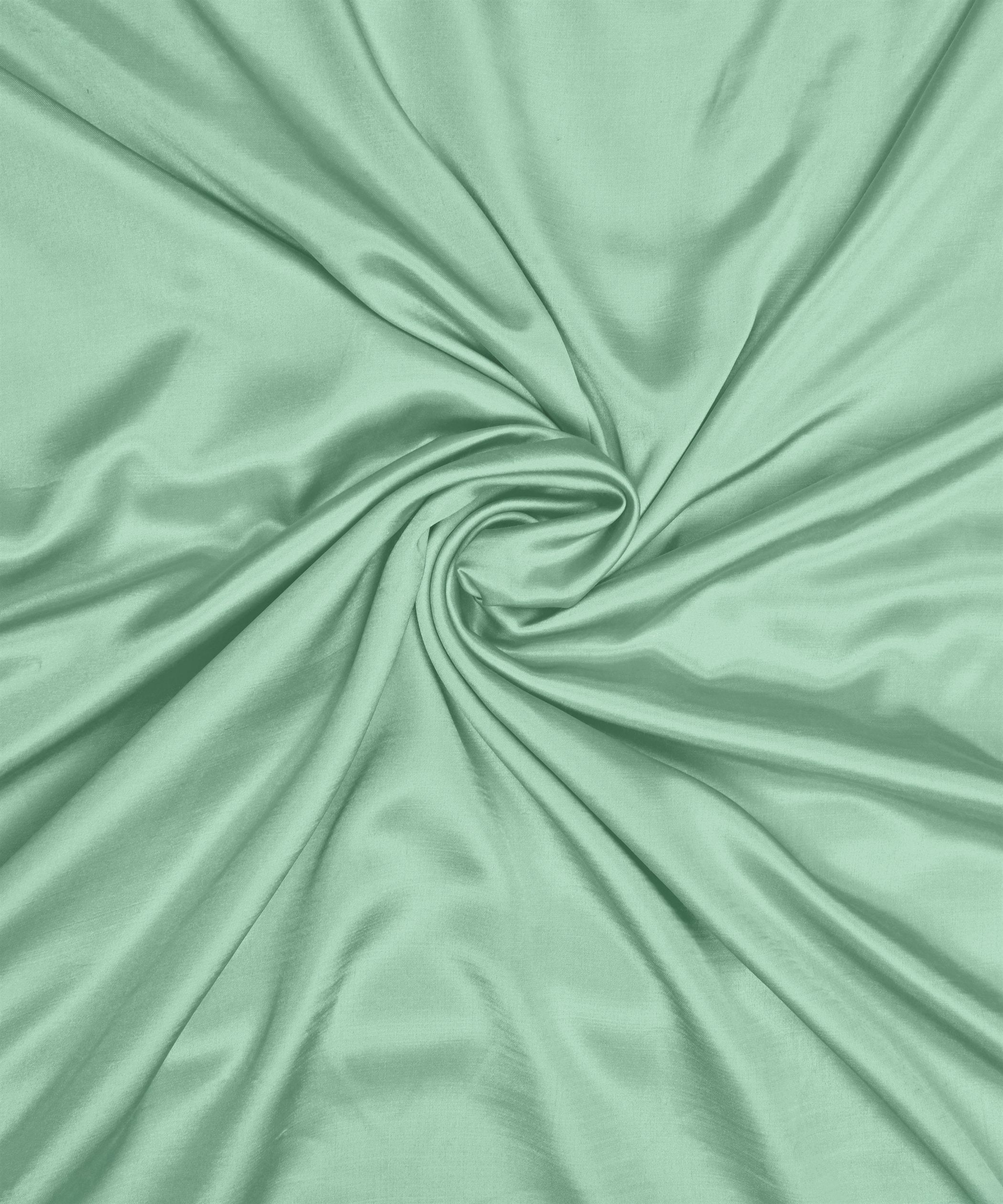 Sage Green Plain Dyed Modal Satin Fabric