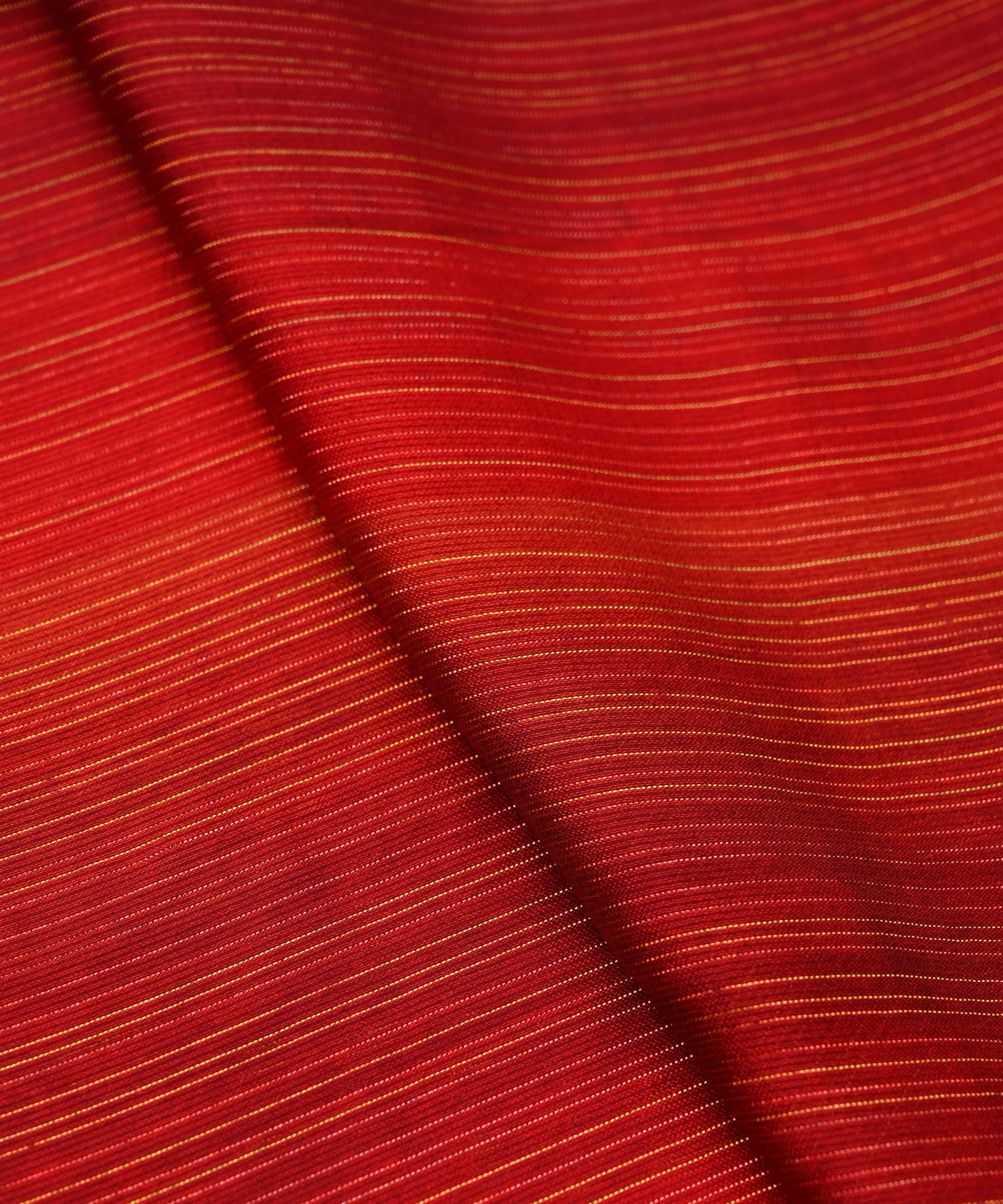 Red Multi Shaded Georgette Fabric