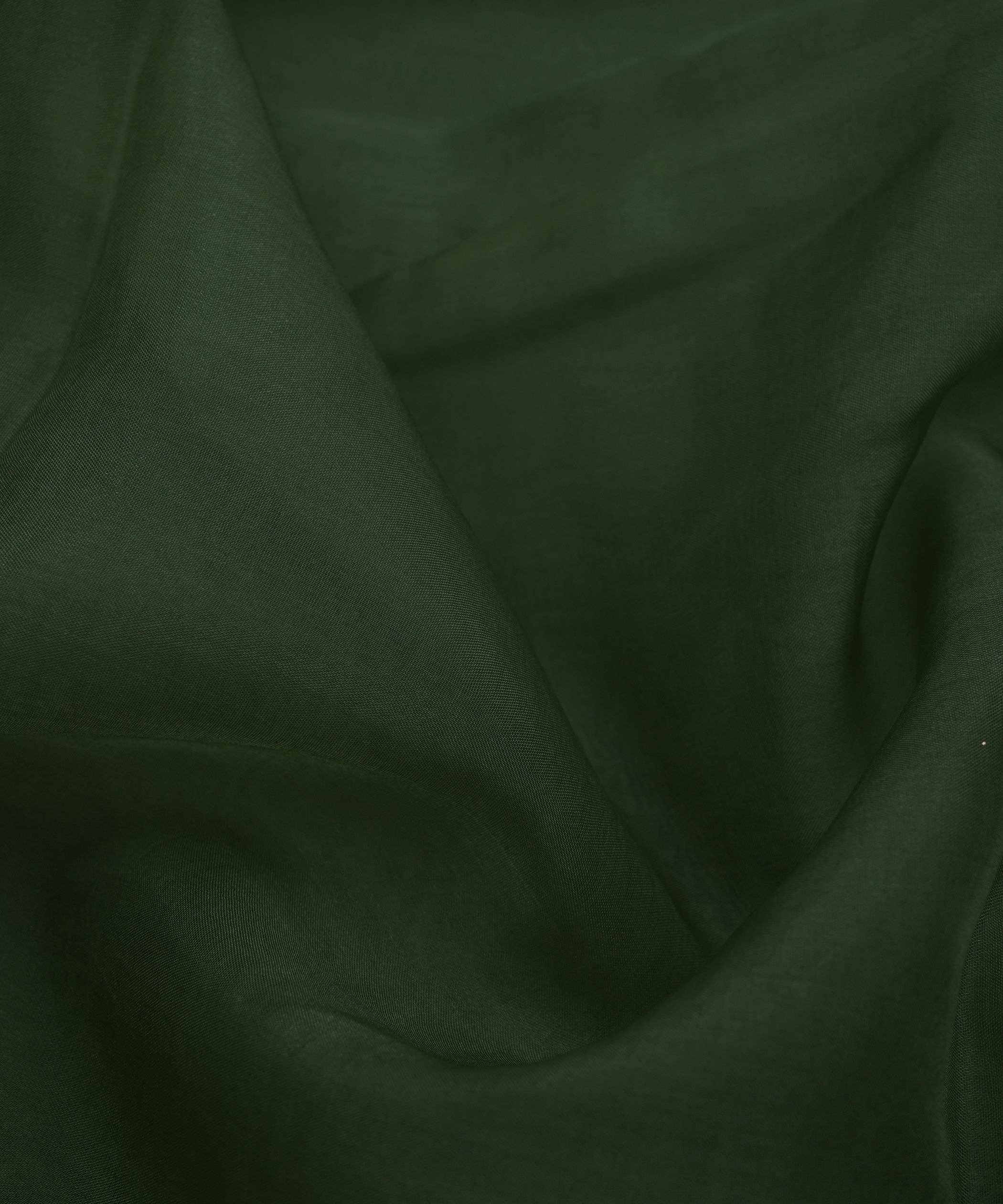 Army Green Plain Dyed Organza Fabric