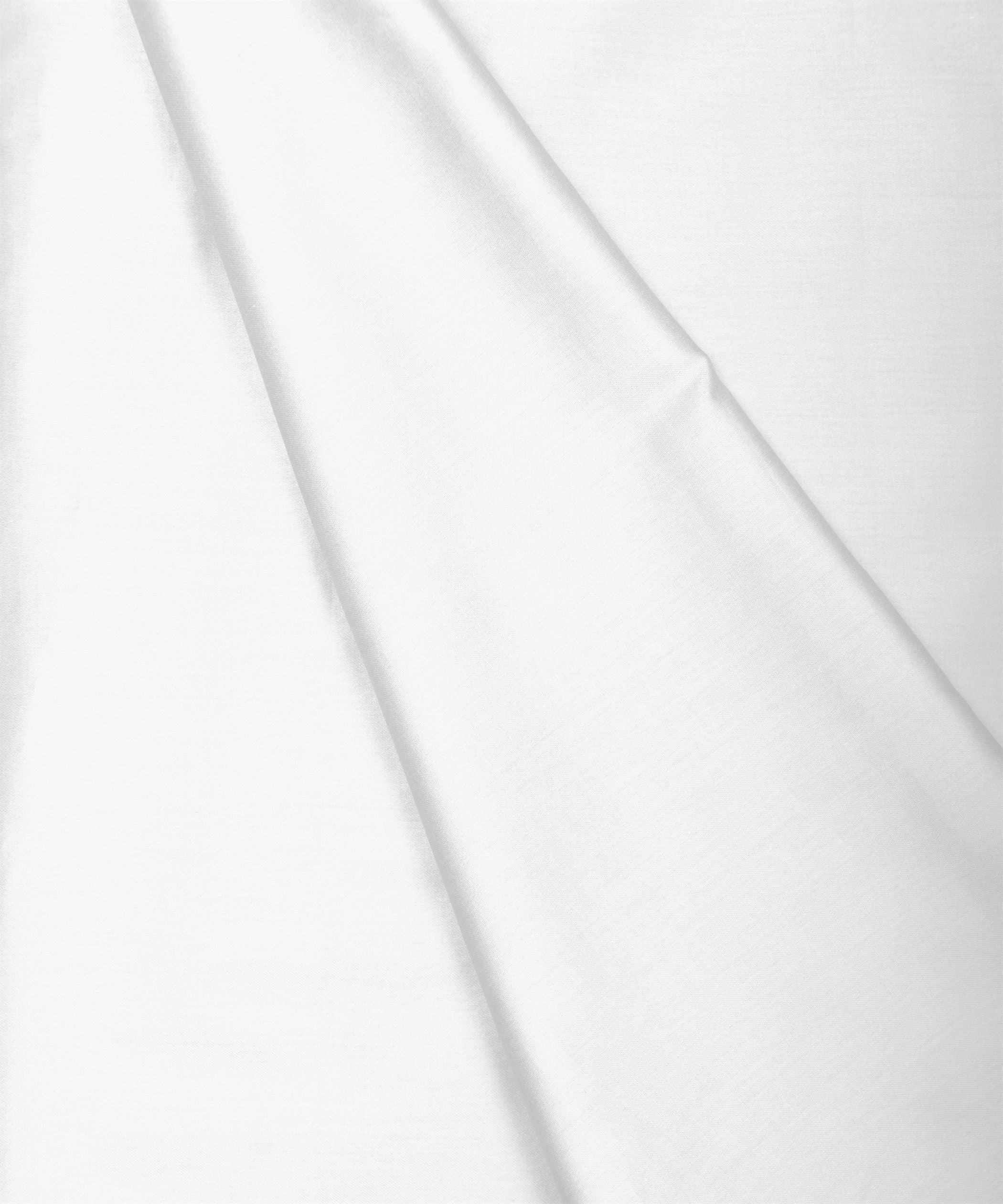 Off-White Plain Dyed Cotton Satin Fabric