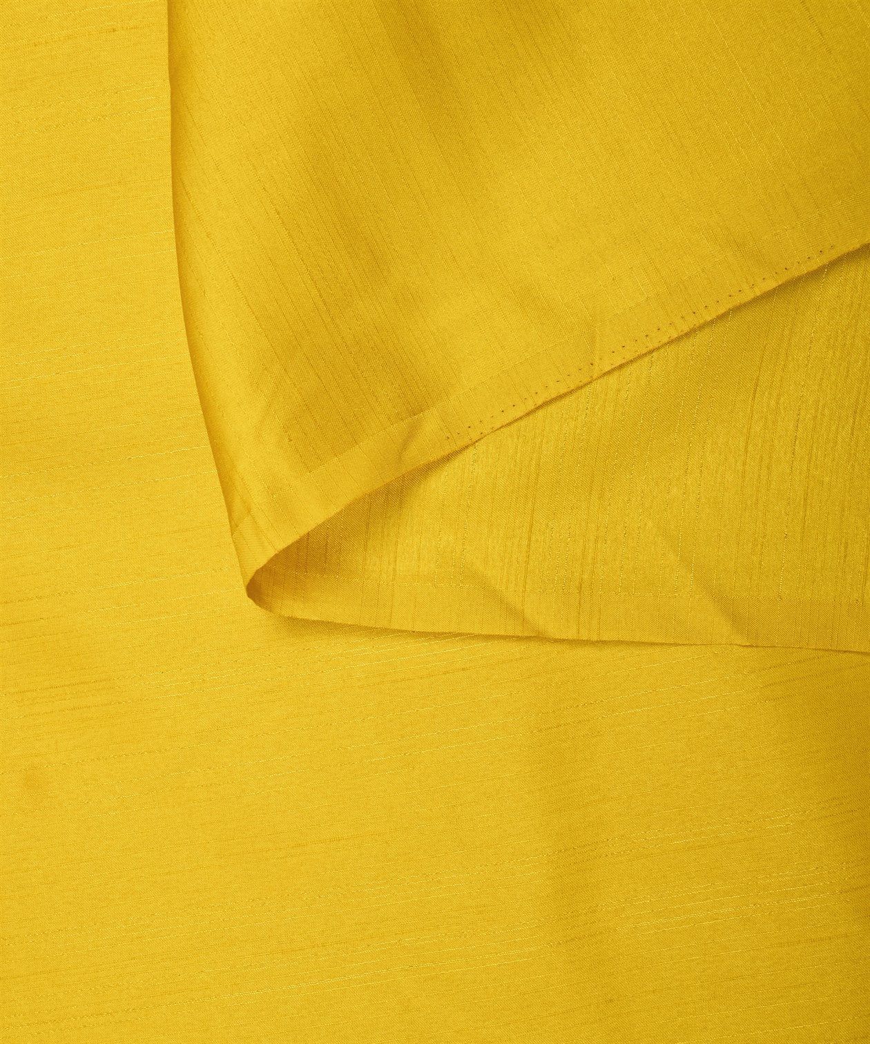 Yellow Plain Satin Georgette Slub Fabric