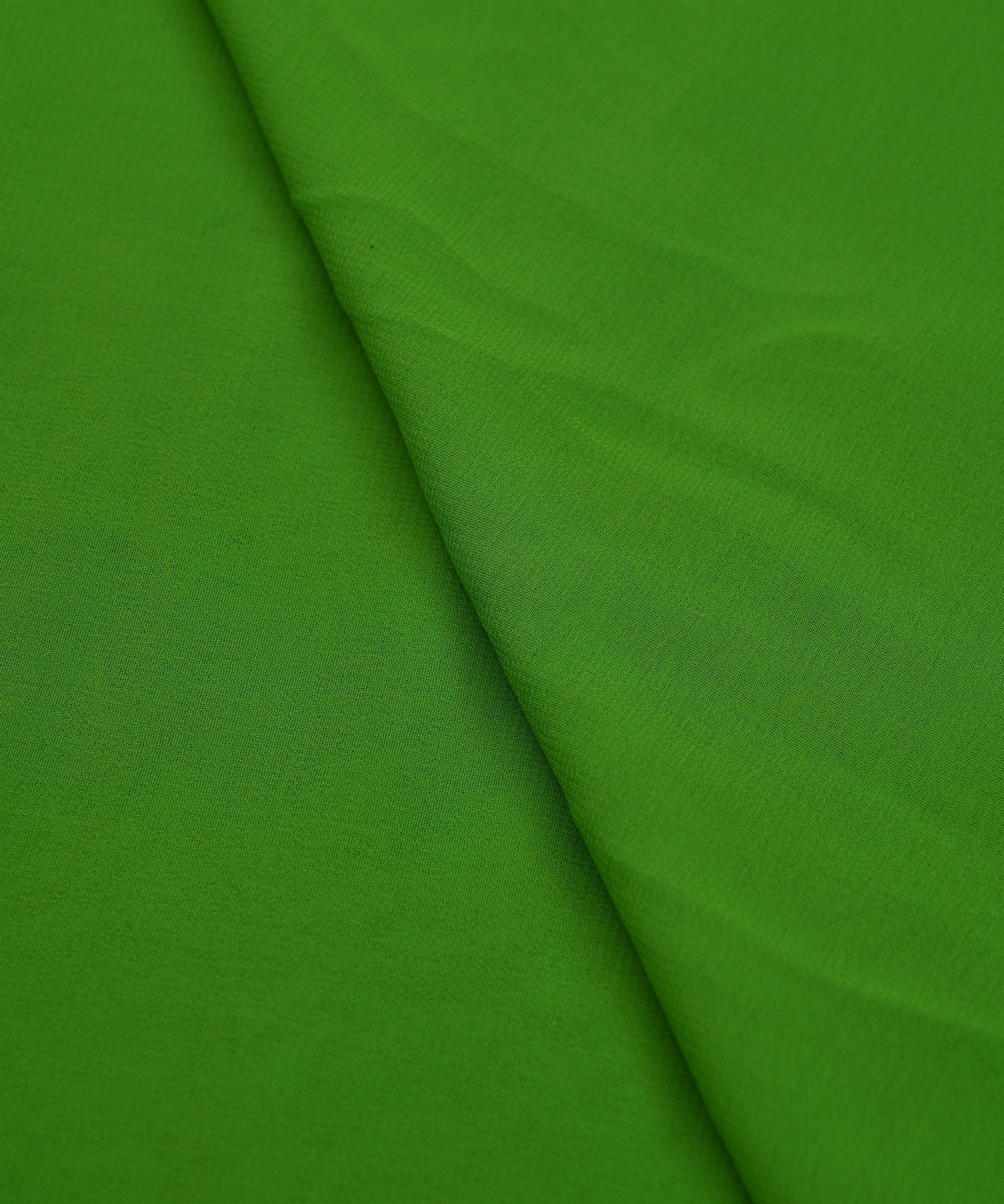 Green Shaded Georgette Fabric