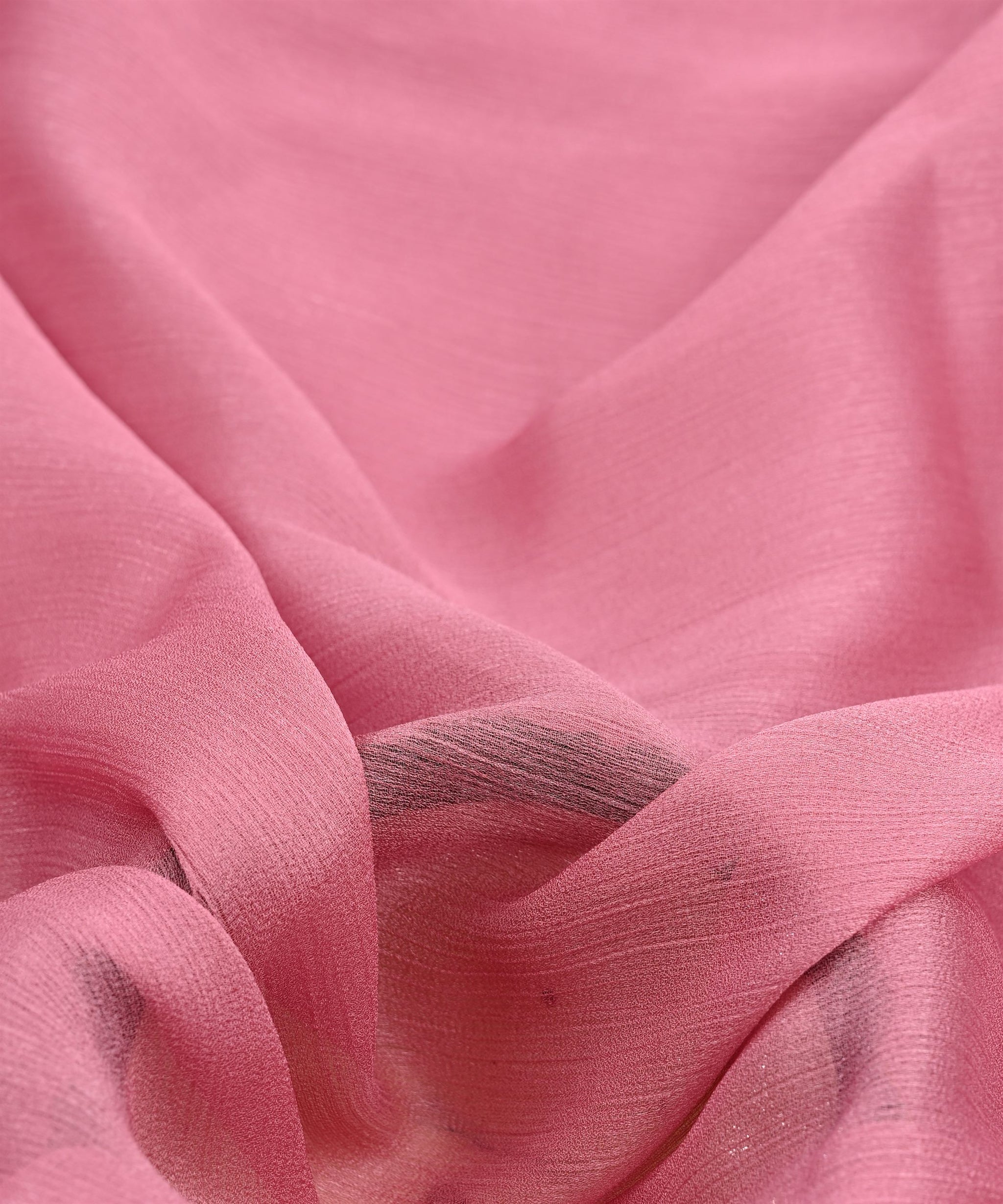 Pink 150 Gsm 30kg/m3 Plain Dyed Soft And Shinny Silk Chiffon Fabric at Best  Price in Mumbai