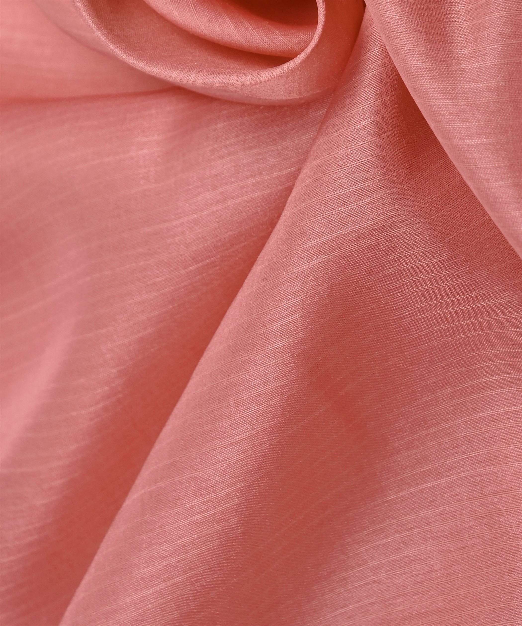 Light Onion Plain Dyed Tussar Silk Fabric