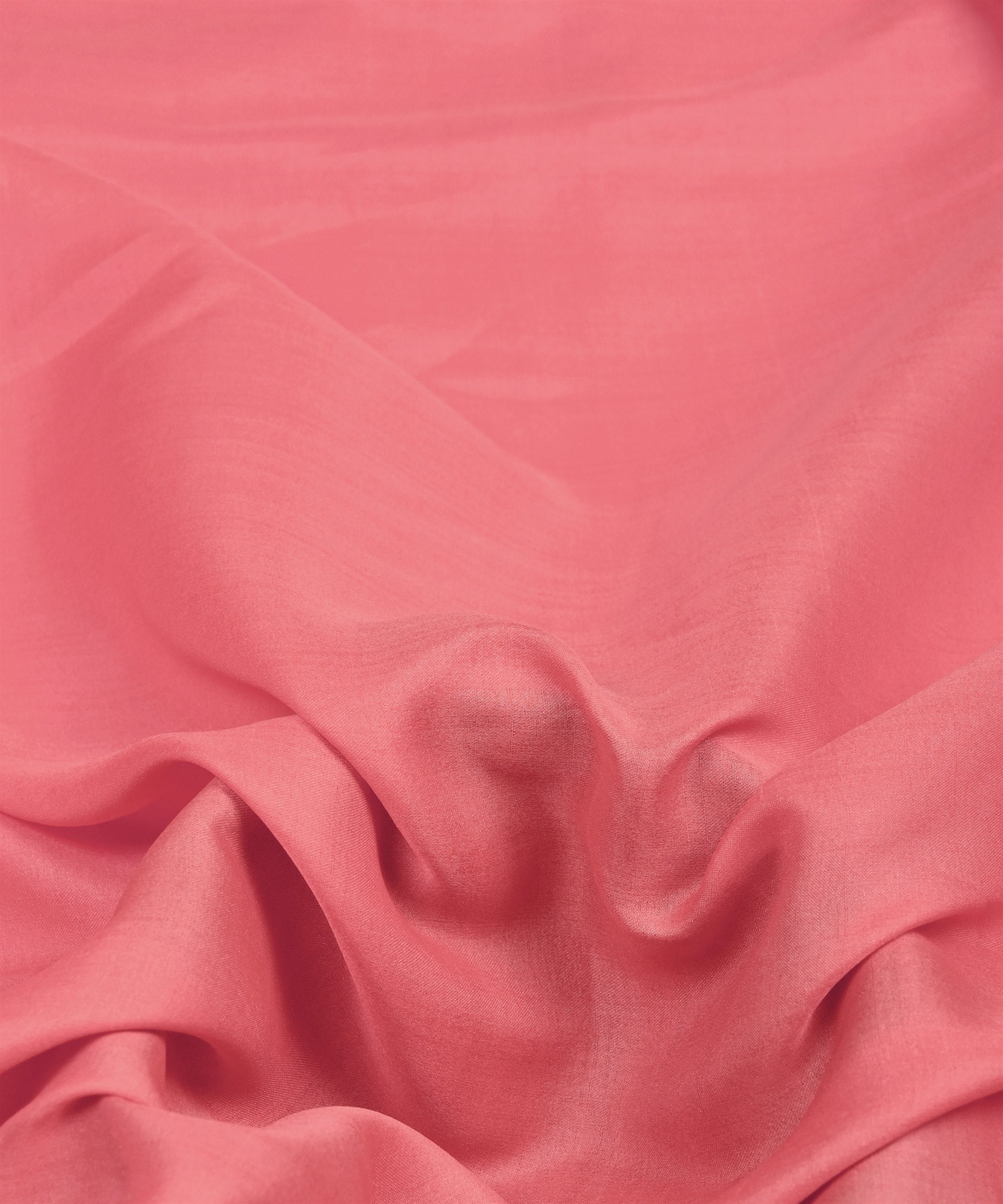 Light Pink Plain Dyed Tussar Silk Fabric