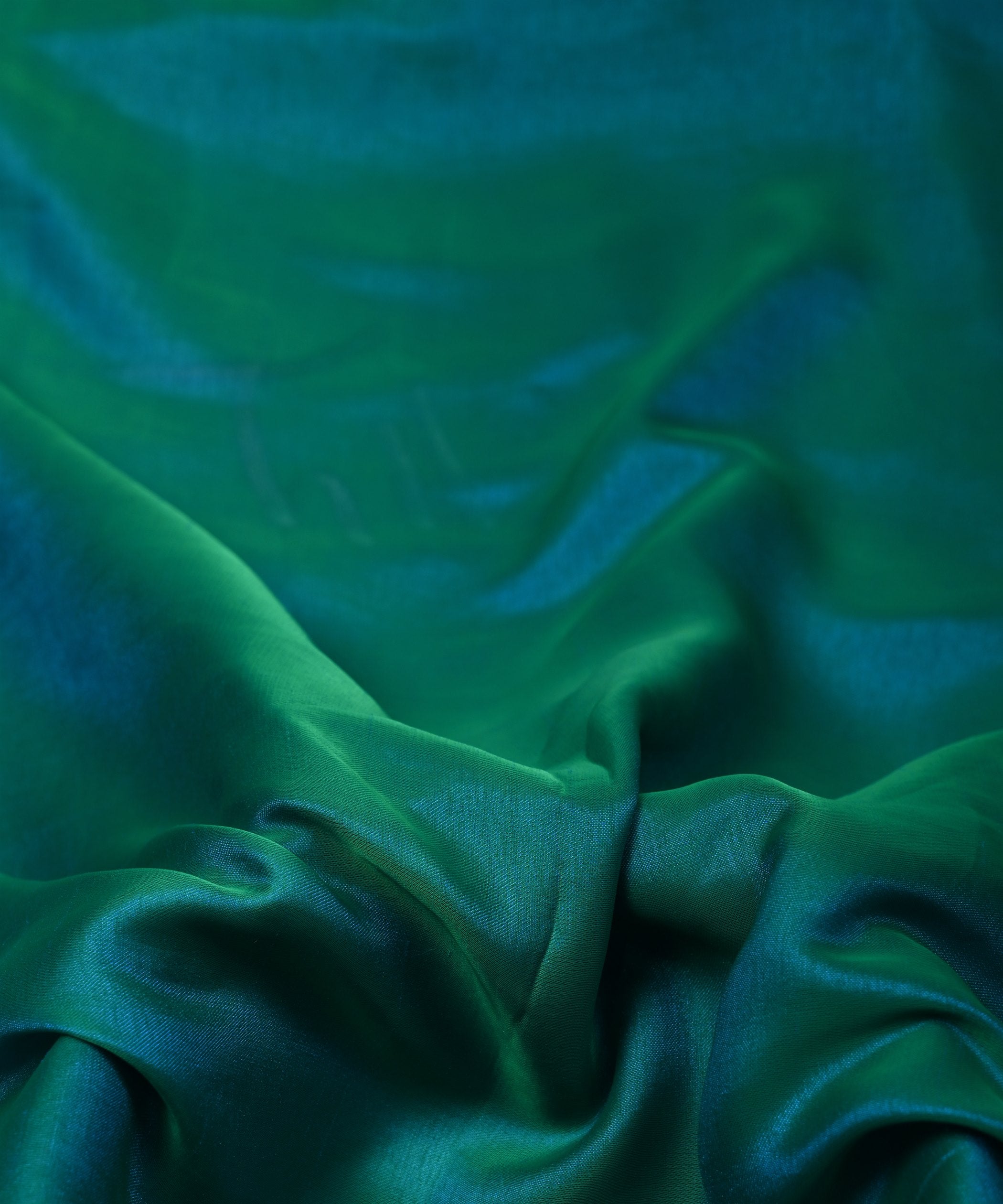 Two tone on sale silk fabric