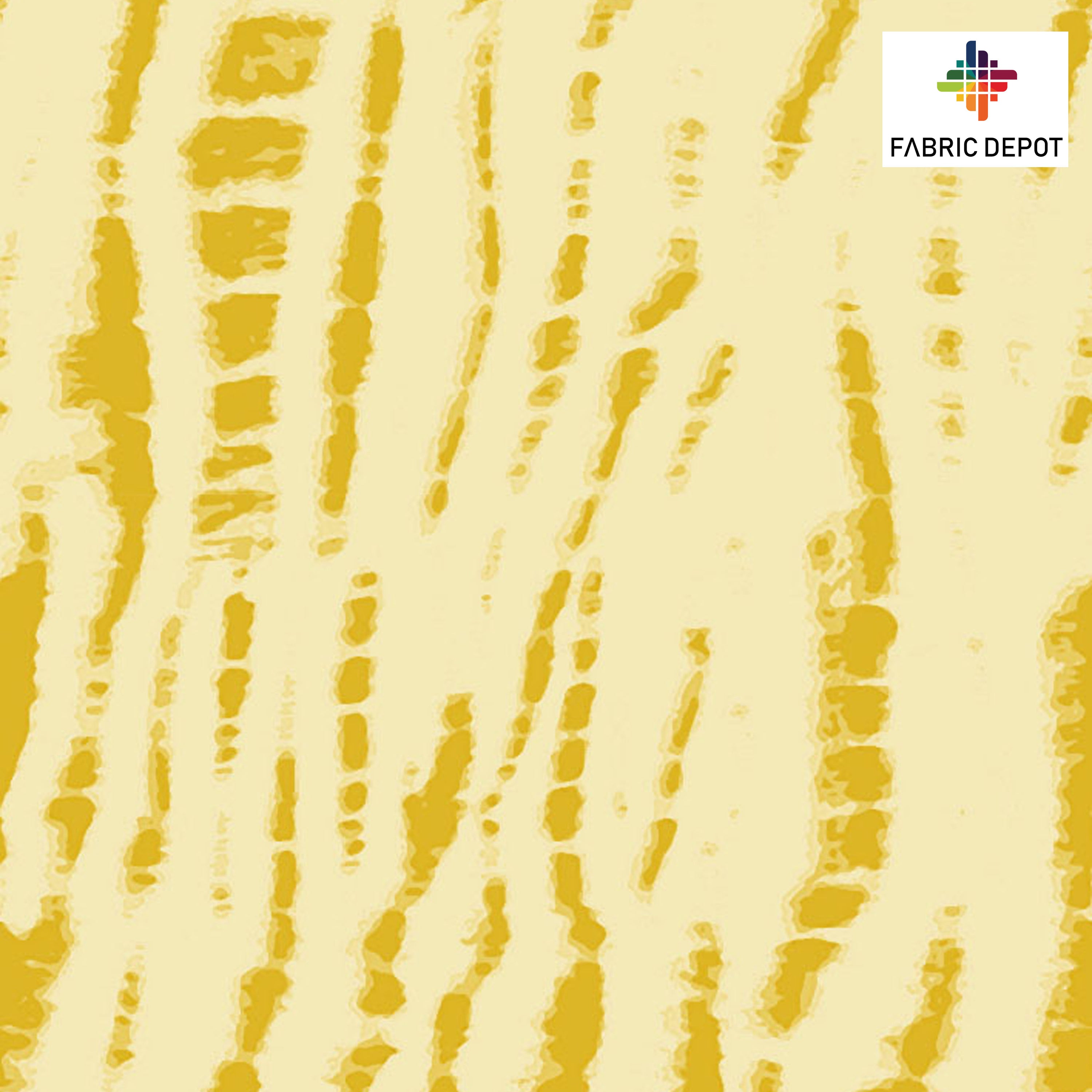 Yellow Shibori Print